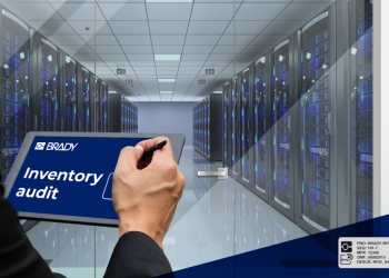 Automated, real-time data centre asset tracking with passive, custom RFID labels