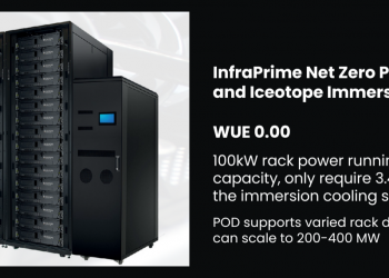 Infraprime and Iceotope partner to eliminate water consumption for net zero sites