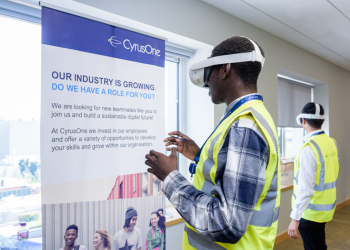 Students get inspirational tour of data centre with CyrusOne