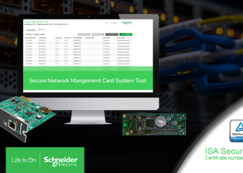 Schneider obtains cybersecurity certification for DCIM solutions